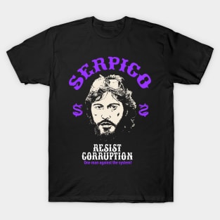 Serpico - Defying Corruption - Vintage Al Pacino T-Shirt Design T-Shirt